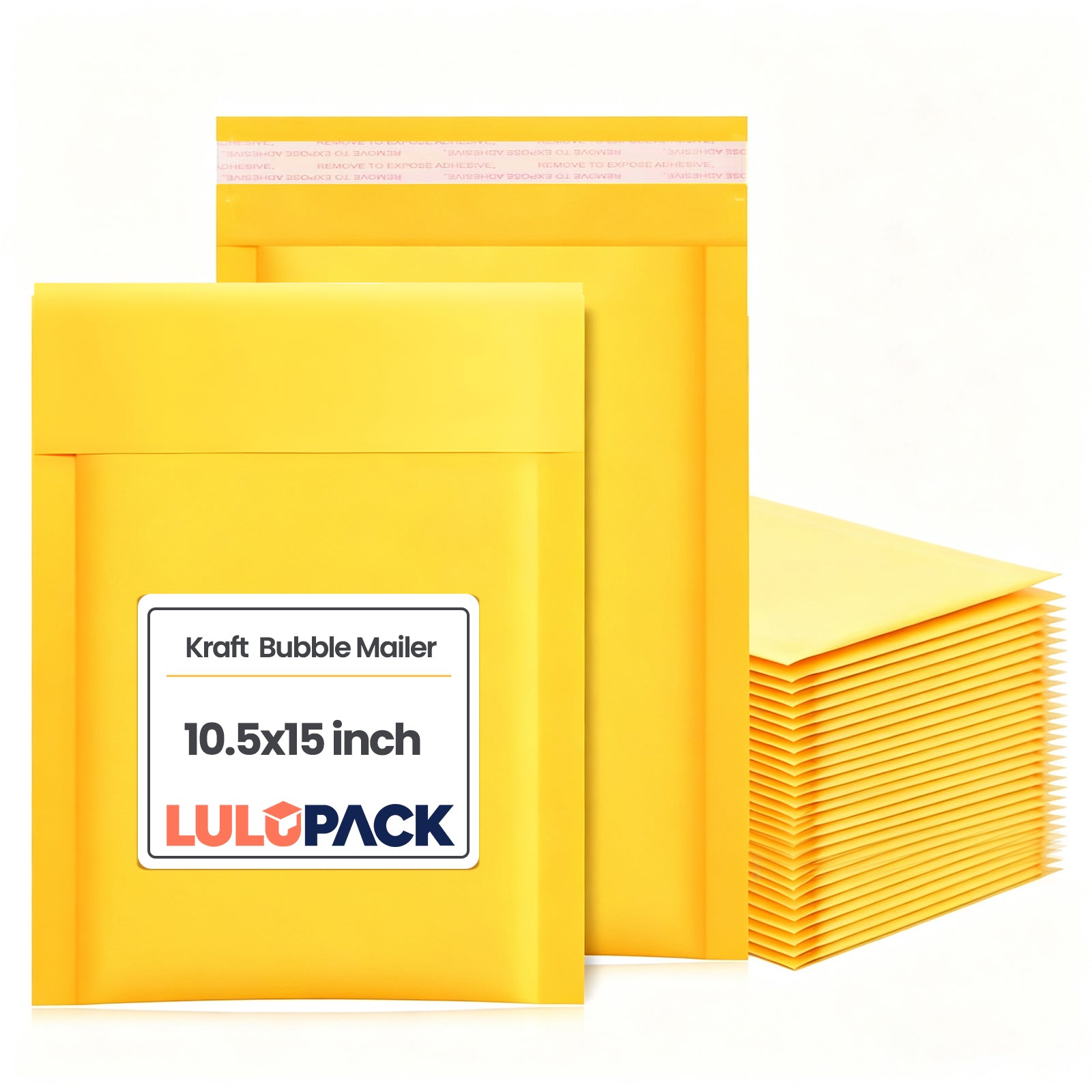 #5 Kraft Bubble Mailers 10.5 x 15 Inch Main image
