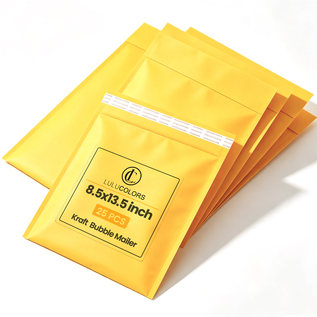 LULUPACK Kraft Bubble Mailers 4 x 7 Inch