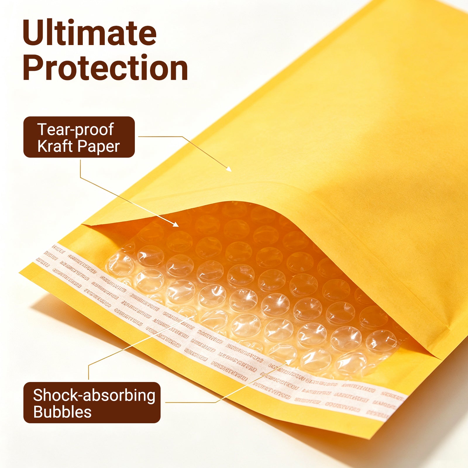 LULUPACK Kraft Bubble Mailers Secondary image