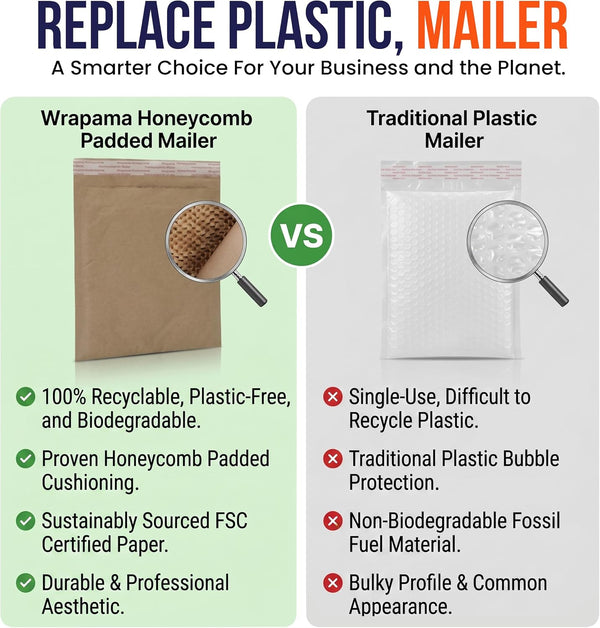 Honeycomb Kraft Paper Padded Mailer